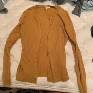 Mustard cardigan